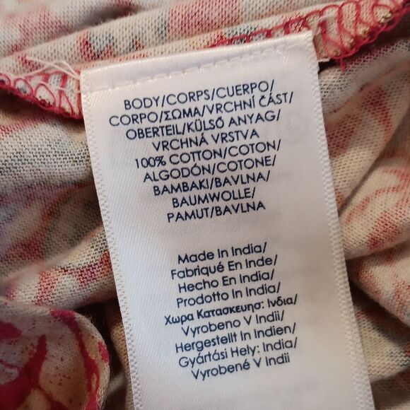 Chaps Cotton Maxi Dress. Coastal Cowgirl, Floral, Maxi - Picture 12 of 14